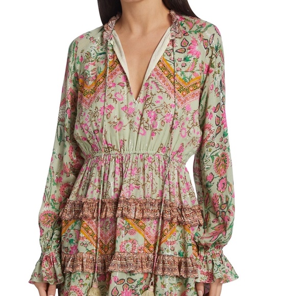 Hemant & Nandita Ruffle Mini Dress - Picture 4 of 8